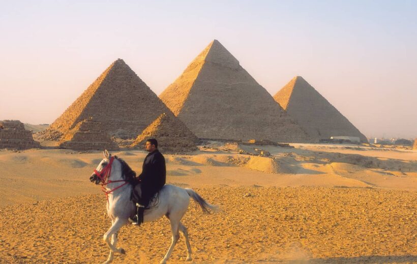 Camel Or Horse Riding At The Giza Pyramids Area