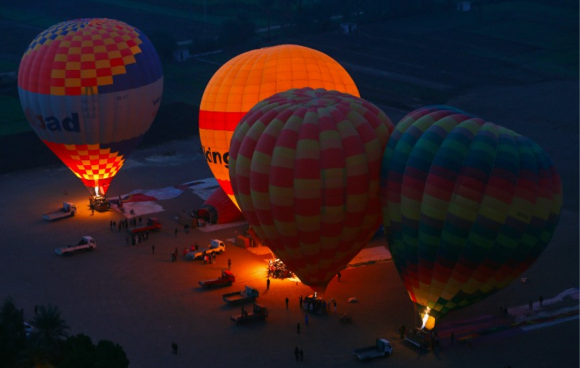 Sunrise Hot Air Balloon Adventure Over Luxor’s Ancient Tombs